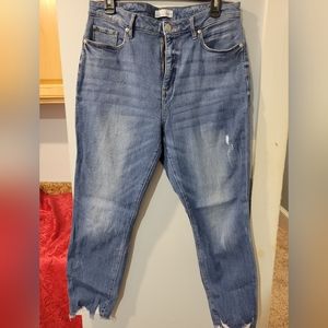 High-waisted Jeans